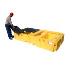 Ultra-With Drain Twin IBC Spill Pallet