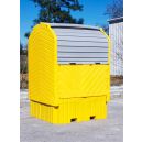 Ultra-With NO Drain Twin IBC Hardtop Pallet