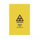 Yellow Biohazard Bags 43x49x02E 100/cs