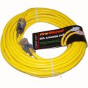 ProStyle 40ft. #12 SJTW 3 Conductor Extension Cord With Lighted Ends - Yellow