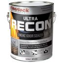 Fiberlock ULTRA RECON Smoke Odor Sealer WHITE 1 Gallon - Universal Premium Restoration Stain Blocking Primer/Sealer