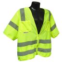 Radians SV83GM3X Class 3 Standard Mesh Safety Vest with Short Sleeves, 3X-Large, Green