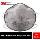 3M™ Particulate Respirator 8247, R95, with Nuisance Level OV Relief 20/BOX