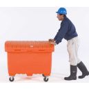 Ultra-Safety Orange Utility Box /5 In Solid Rubber Wheels