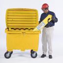 Ultra-Yellow Utility Box w/ 8 In Pneumatic Wheels