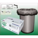 38" x 58" LEEDS Certified Black Contractor Trash Bag, 3 Ply COEX w/ Star Sealed Bottom 100/case 