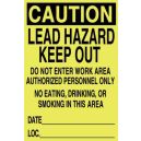 Lead Hazard Signs14"x20" English/pack 100