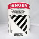 Asbestos Labels ID#9 on Roll