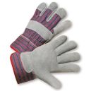 Leather Palm Work Gloves 2" Cuff 