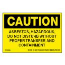 Asbestos Caution Labels/roll 