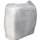 Vacuum Packed White T-Shirt Rags 10lb-Lint Free