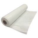 6 Mil - 20' x 100' White Flame Retardant Plastic Poly Sheeting/Roll