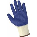 Global Glove Blue Palm Coated String Knit /Dozen
